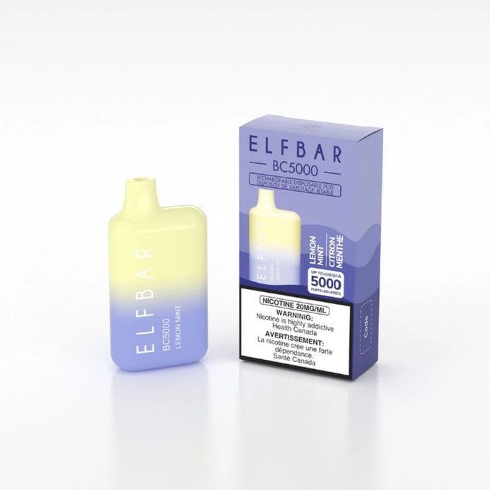 Elf Bar BC5000 Lemon Mint | Puff N Fun Smoke Shop Elf Bar BC5000 Lemon Mint | Puff N Fun Smoke Shop