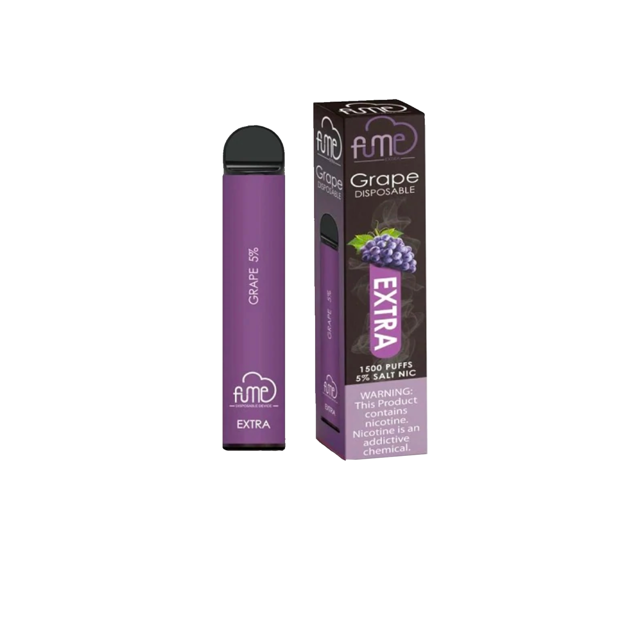 FUME Extra 1500 Puff Grape Disposable Vape FUME Extra 1500 Puff Grape Disposable Vape