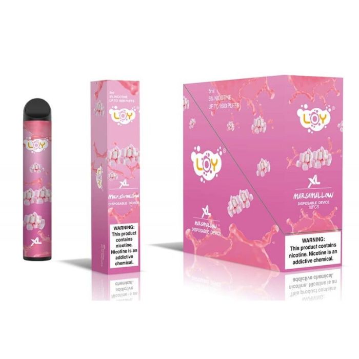LOY XL 1600 Puff Marshmallow Disposable Vape LOY XL 1600 Puff Marshmallow Disposable Vape