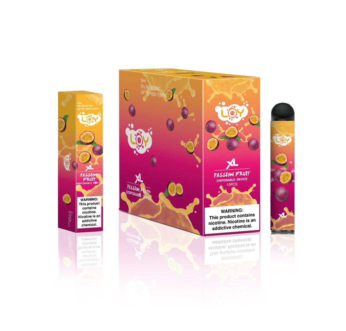 LOY XL 1600 Puff Strawberry Mango Disposable Vape LOY XL 1600 Puff Strawberry Mango Disposable Vape