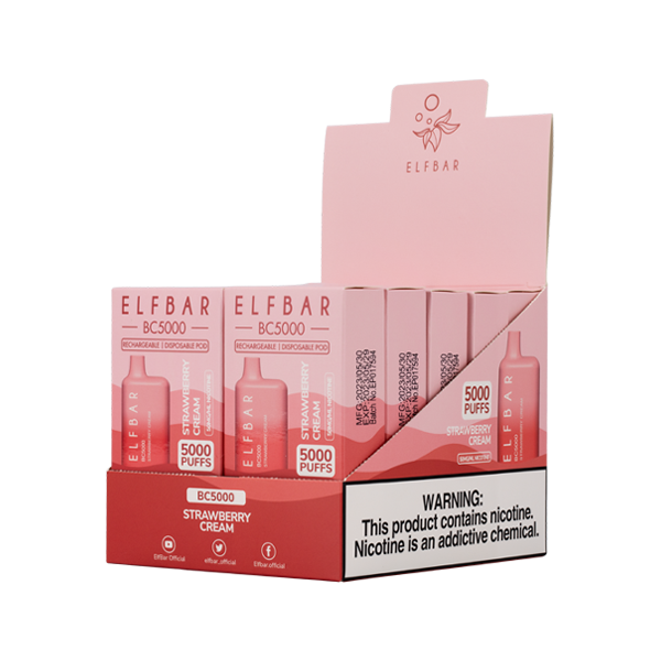 Elf Bar BC5000 Strawberry Cream